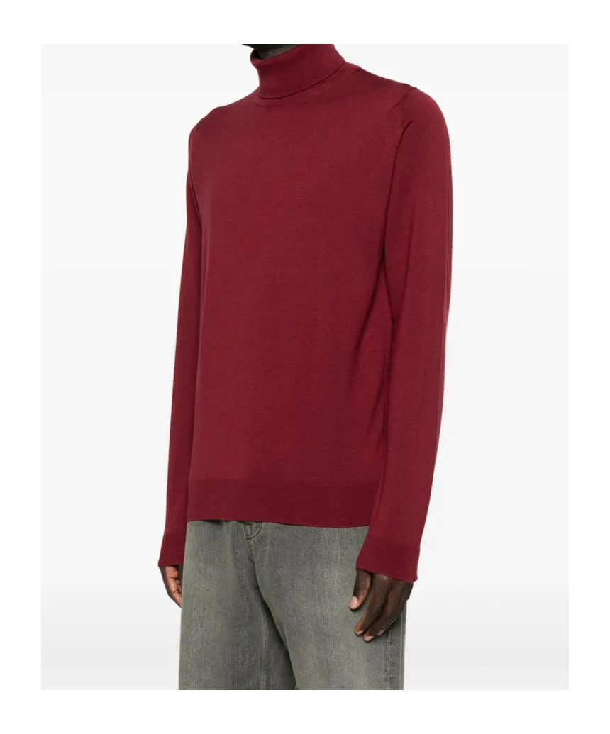 Long-Sleeved Knitted Pullover