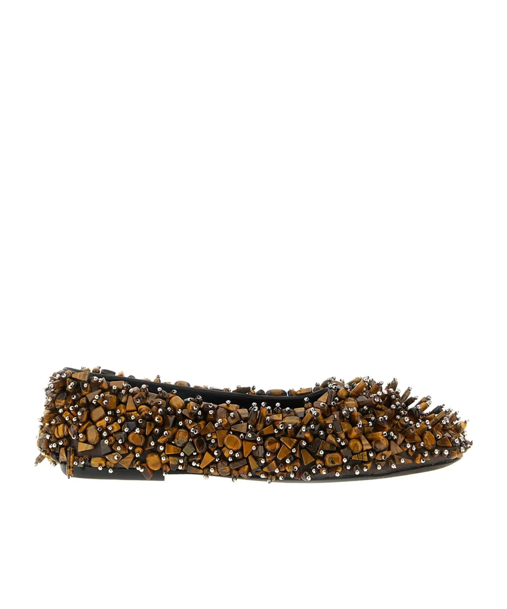 Beaded Ballet Flats