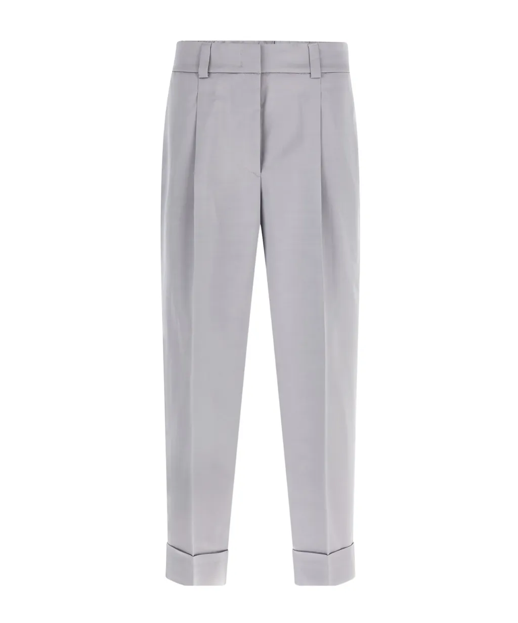 Peserico Pleated Satin Pants