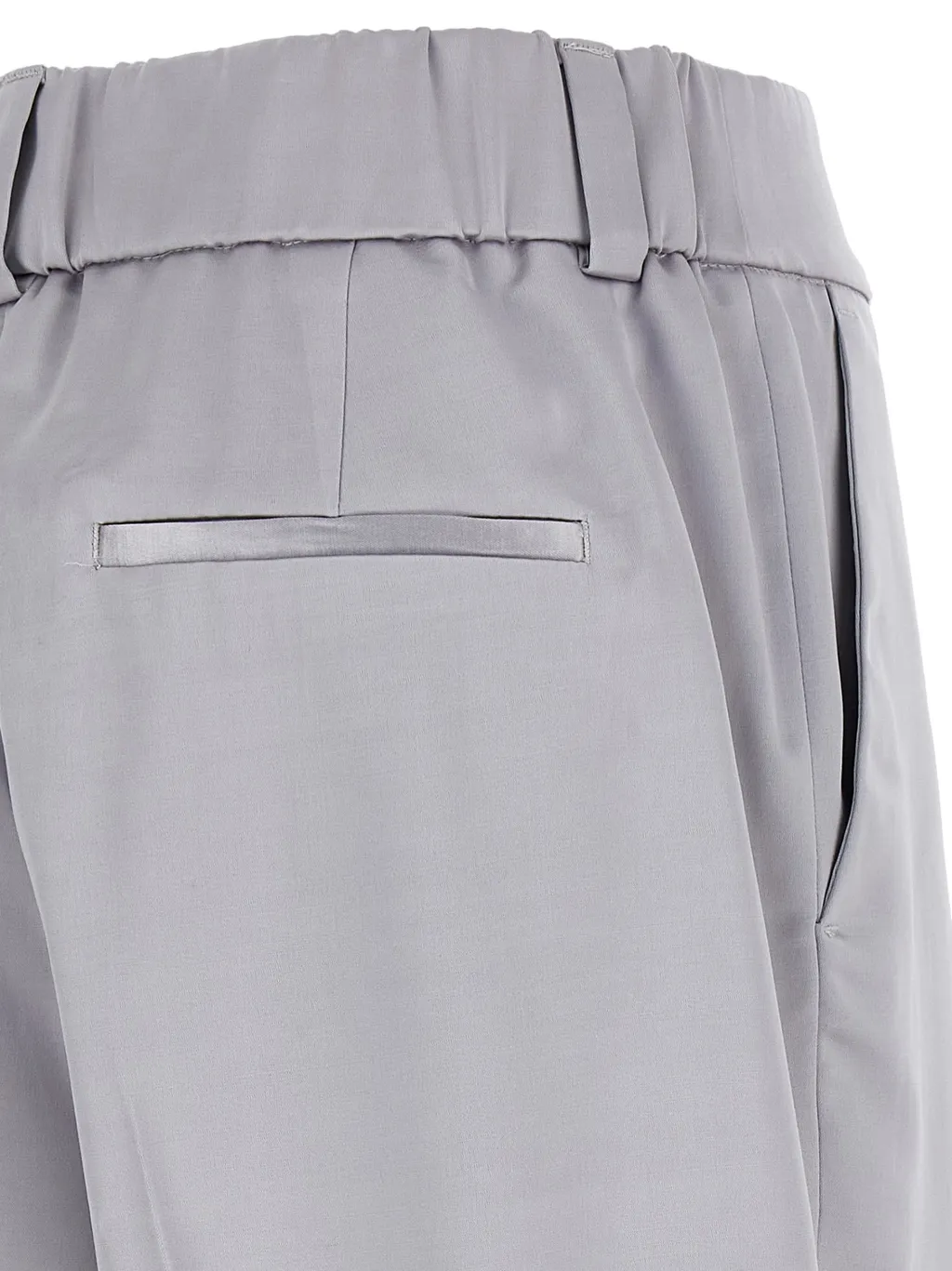 Peserico Pleated Satin Pants