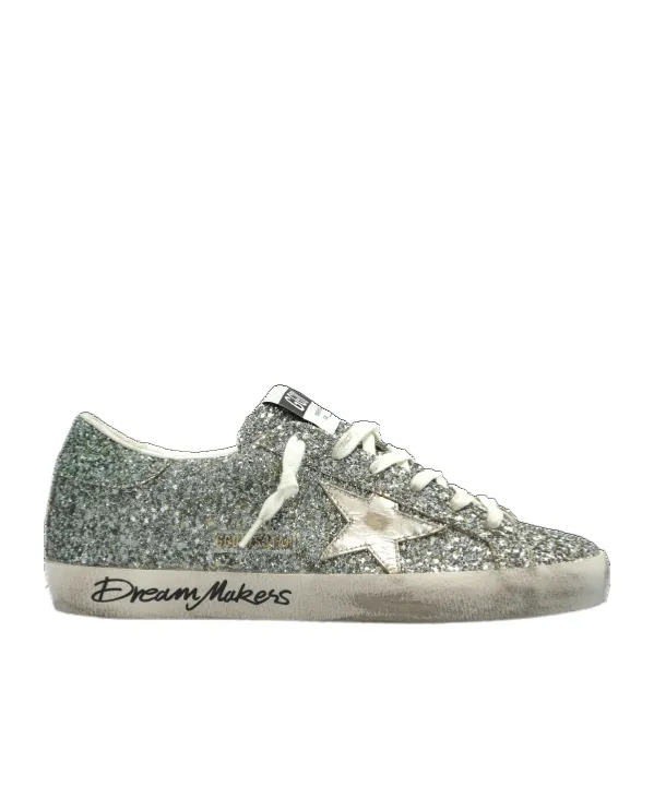 Golden Goose Deluxe Brand Super Star Glittered Sneakers