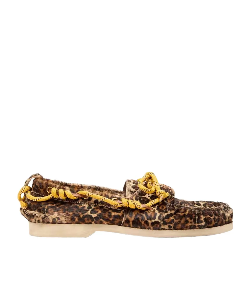 Golden Goose Deluxe Brand Leopard Printed Cruise Loafers