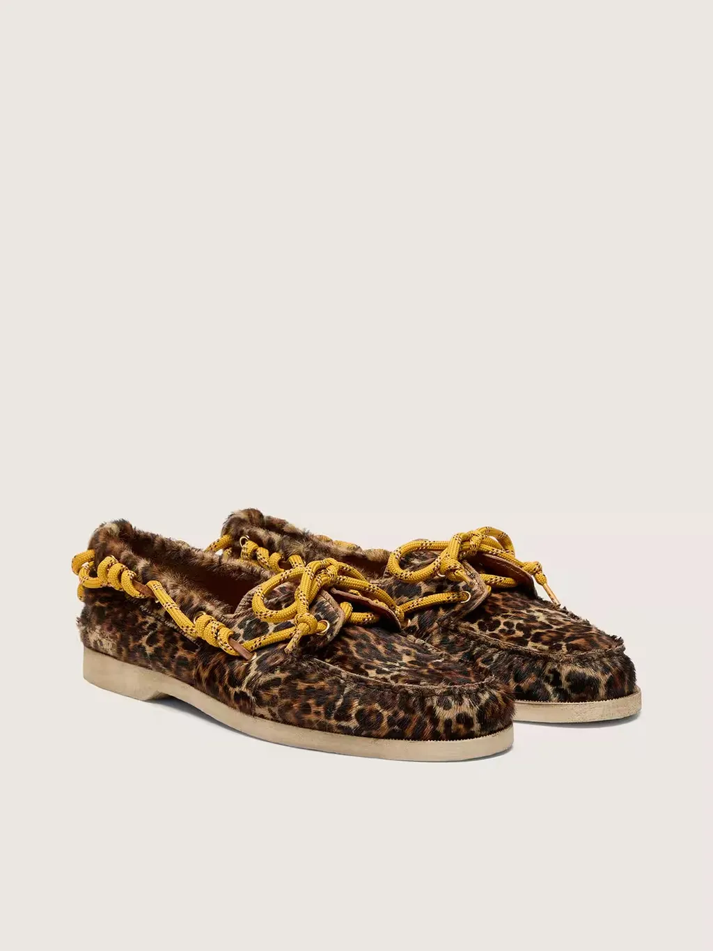 Golden Goose Deluxe Brand Leopard Printed Cruise Loafers