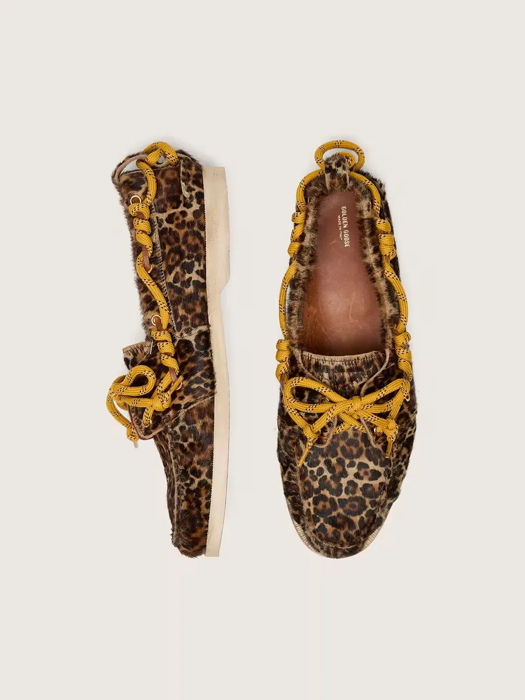 Golden Goose Deluxe Brand Leopard Printed Cruise Loafers