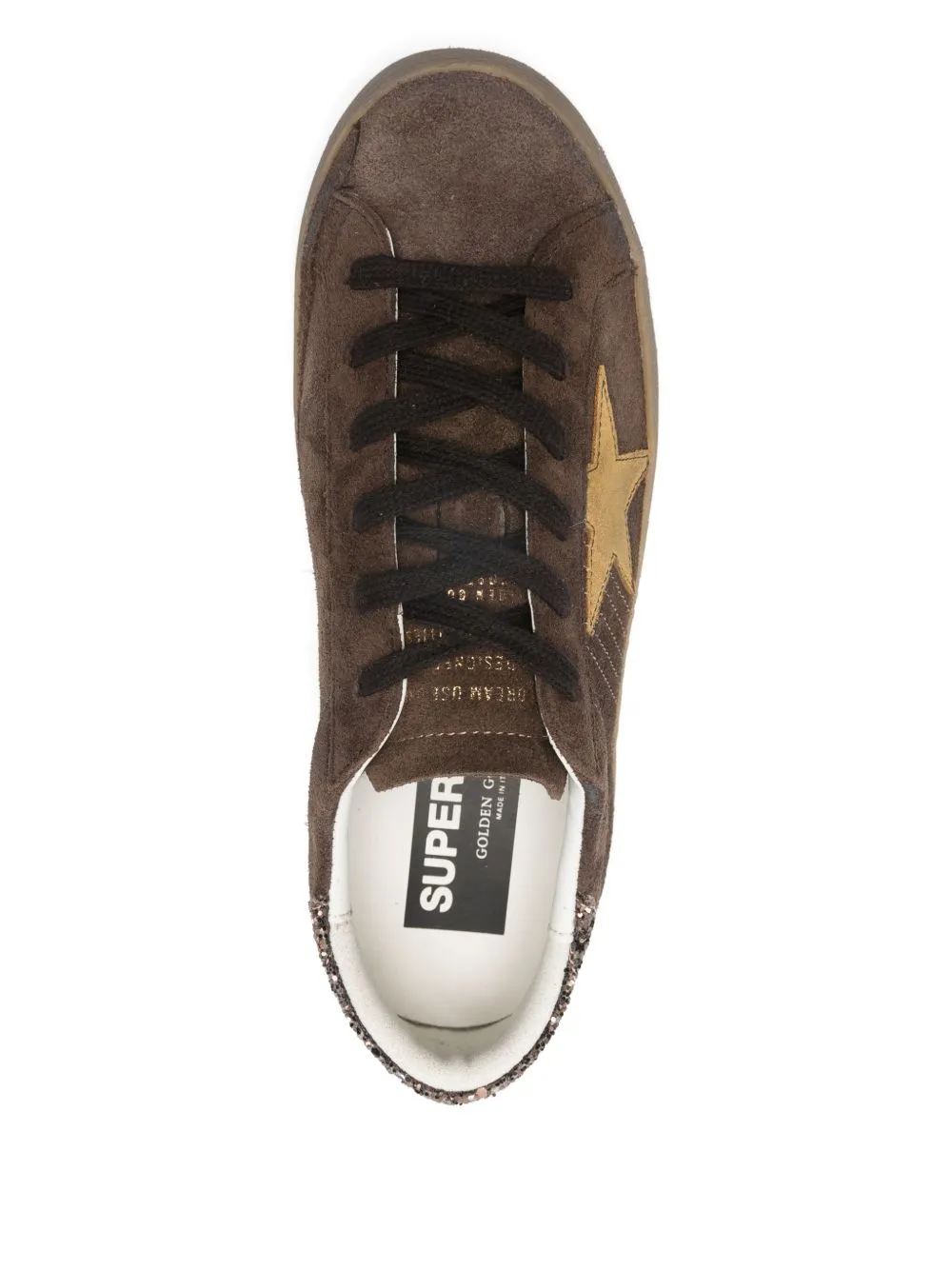 Golden Goose Deluxe Brand Super Star Glittered Sneakers
