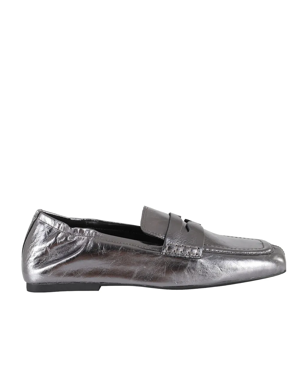 Square-Toe Loafers
