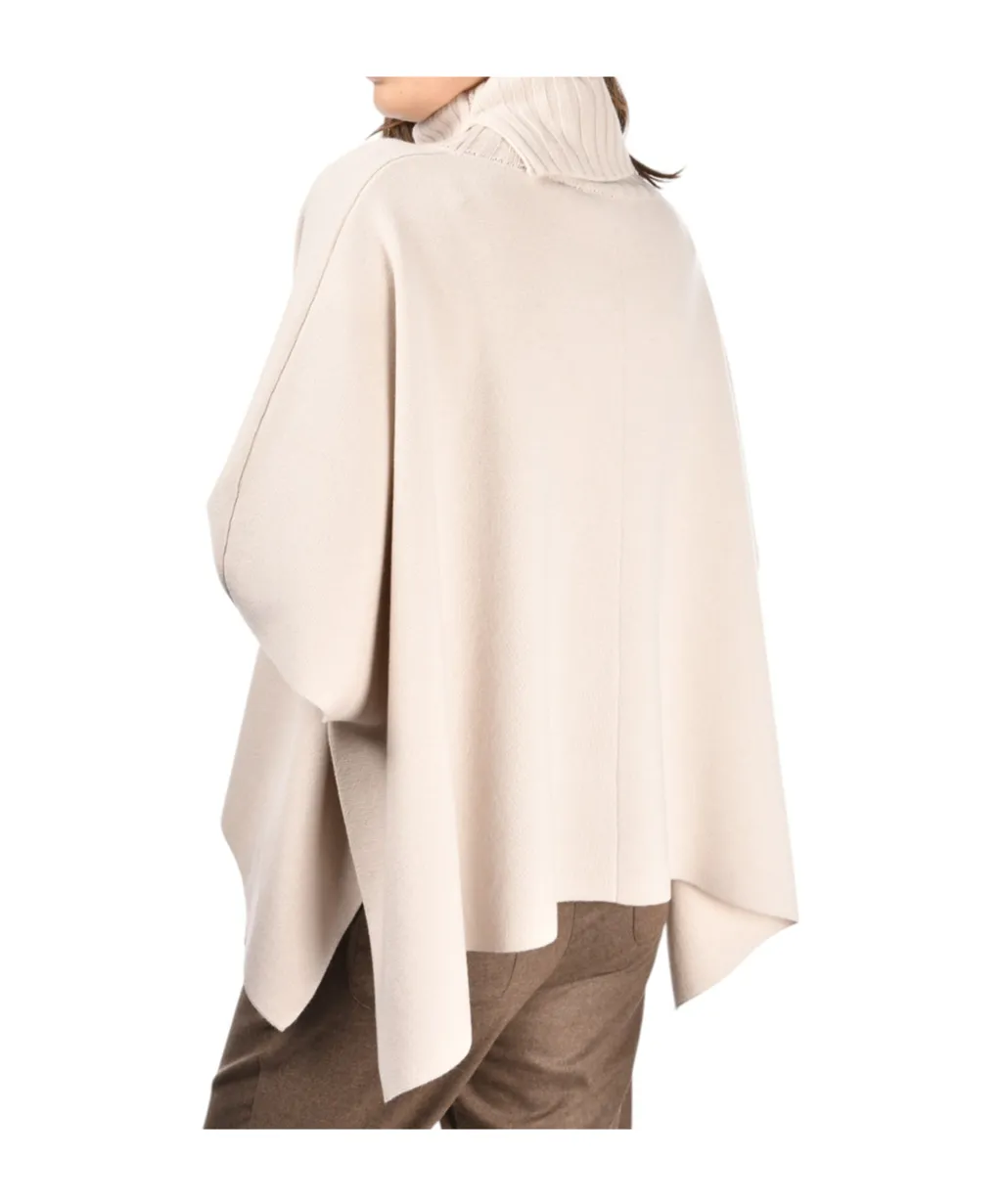 Roll-Neck Poncho