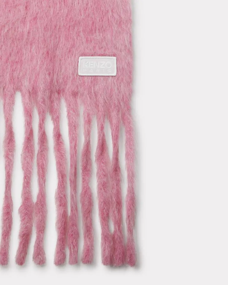 Kenzo Long Fringed Scarf