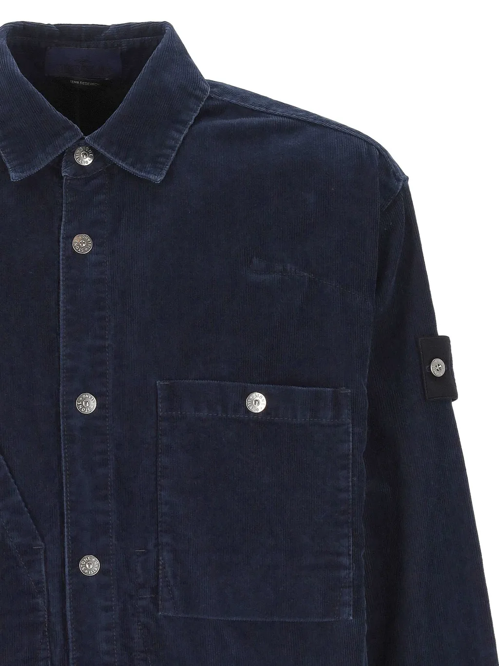 Stone Island Button-Up Long-Sleeved Shirt