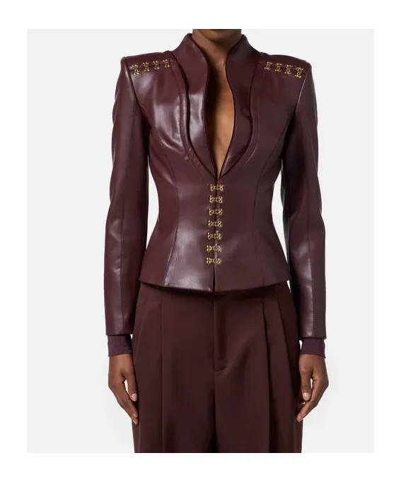 Elisabetta Franchi Hook-Detail Jacket