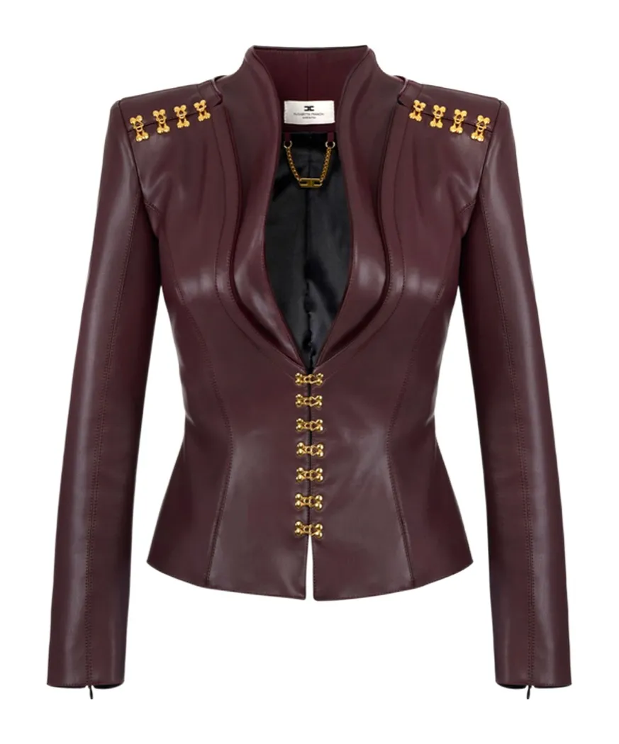 Elisabetta Franchi Hook-Detail Jacket