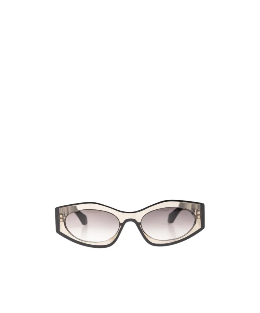 AlaÏA Oval Frame Sunglasses
