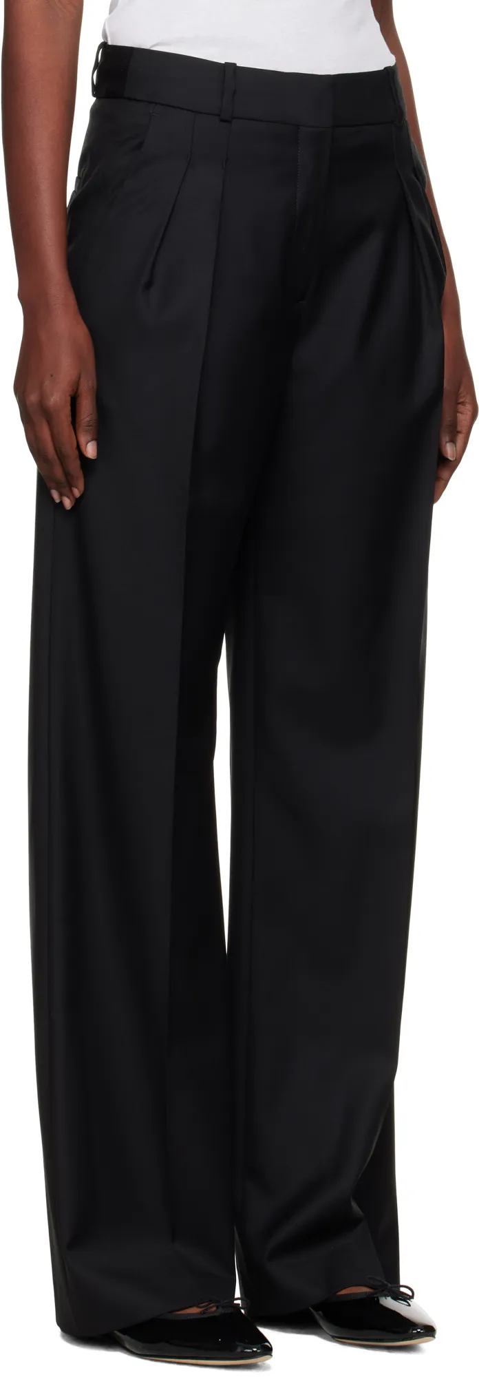 Loulou De Saison Pleated Wide-Leg Pants
