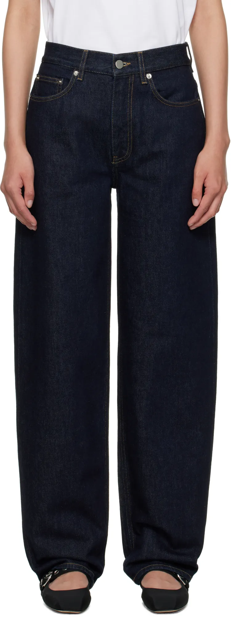 Loulou De Saison Straight-Leg Jeans