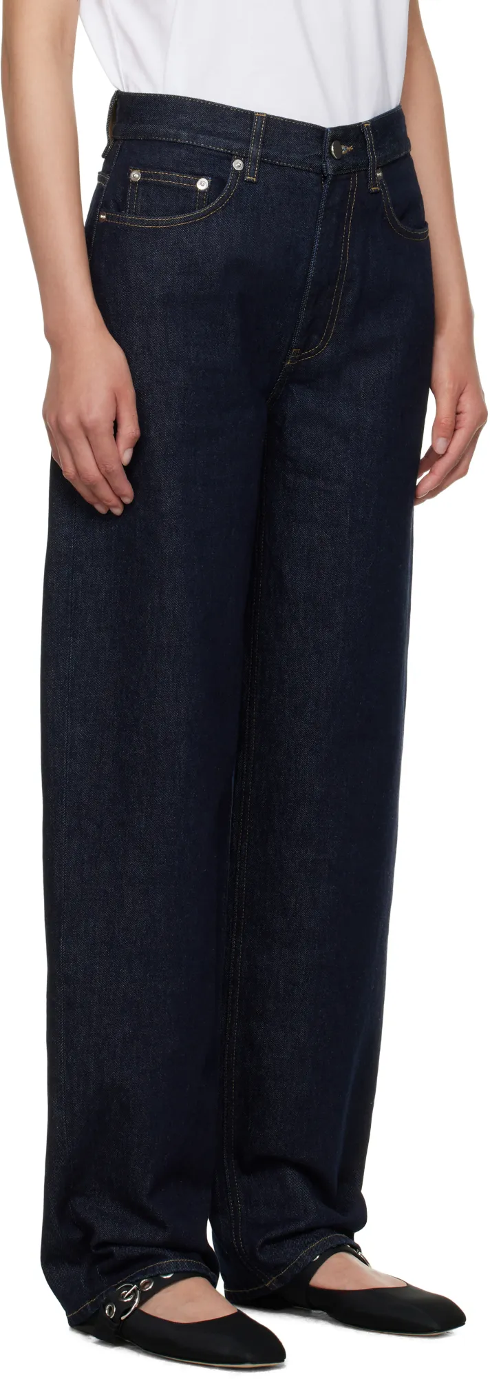 Loulou De Saison Straight-Leg Jeans