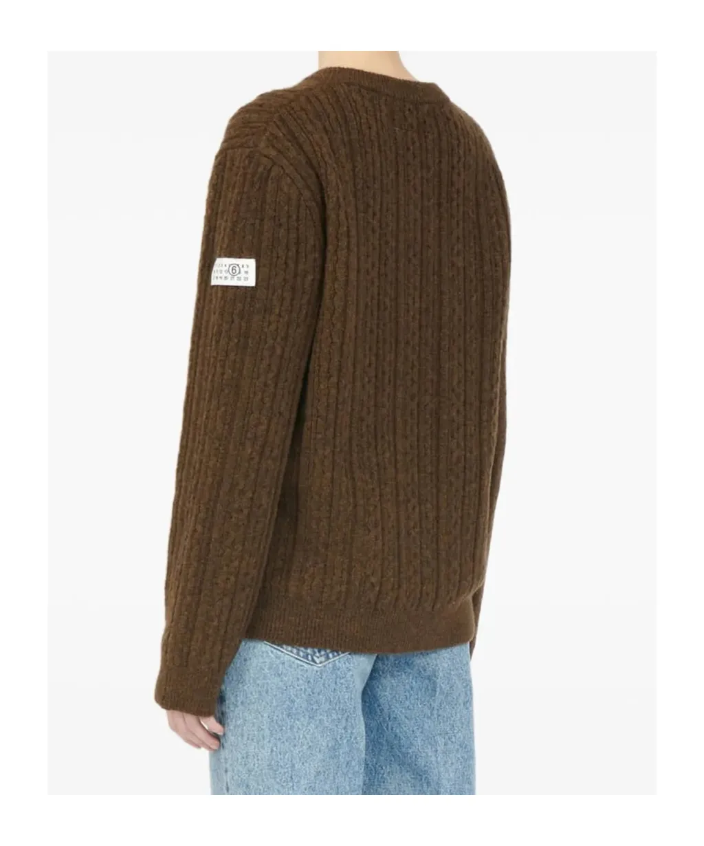V-Neck Ribbed Sweater