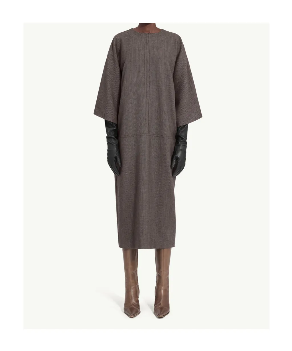 Textured Midi Dress