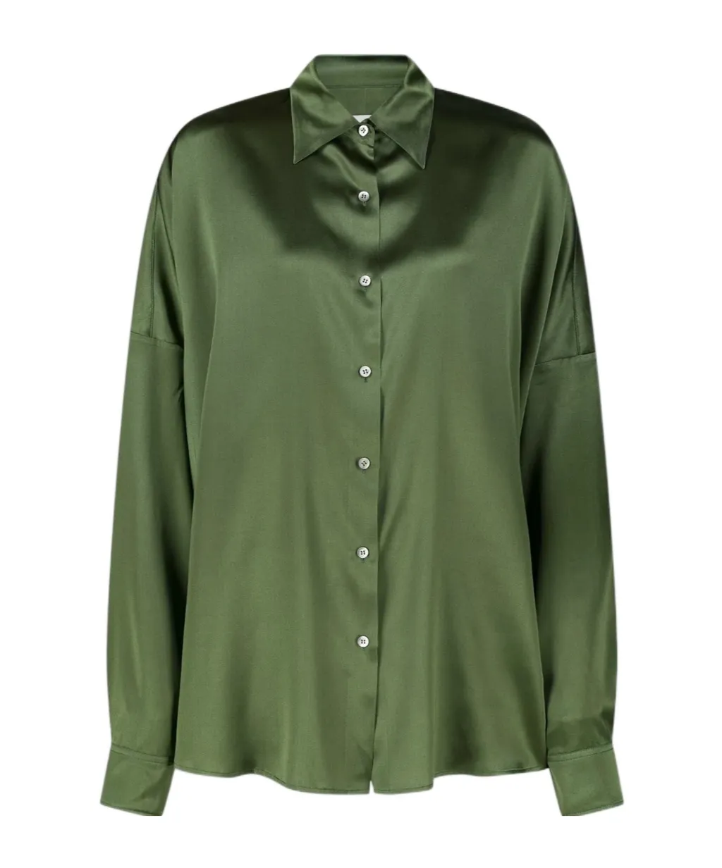 Casia Silk Satin Shirt
