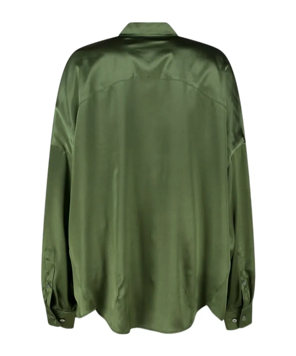 Casia Silk Satin Shirt