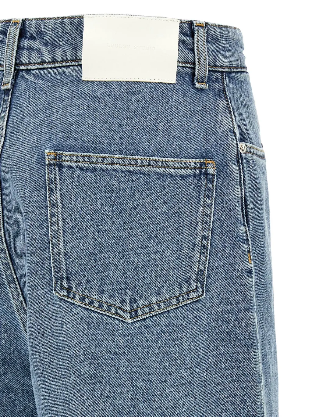 Belt Loop Denim Shorts
