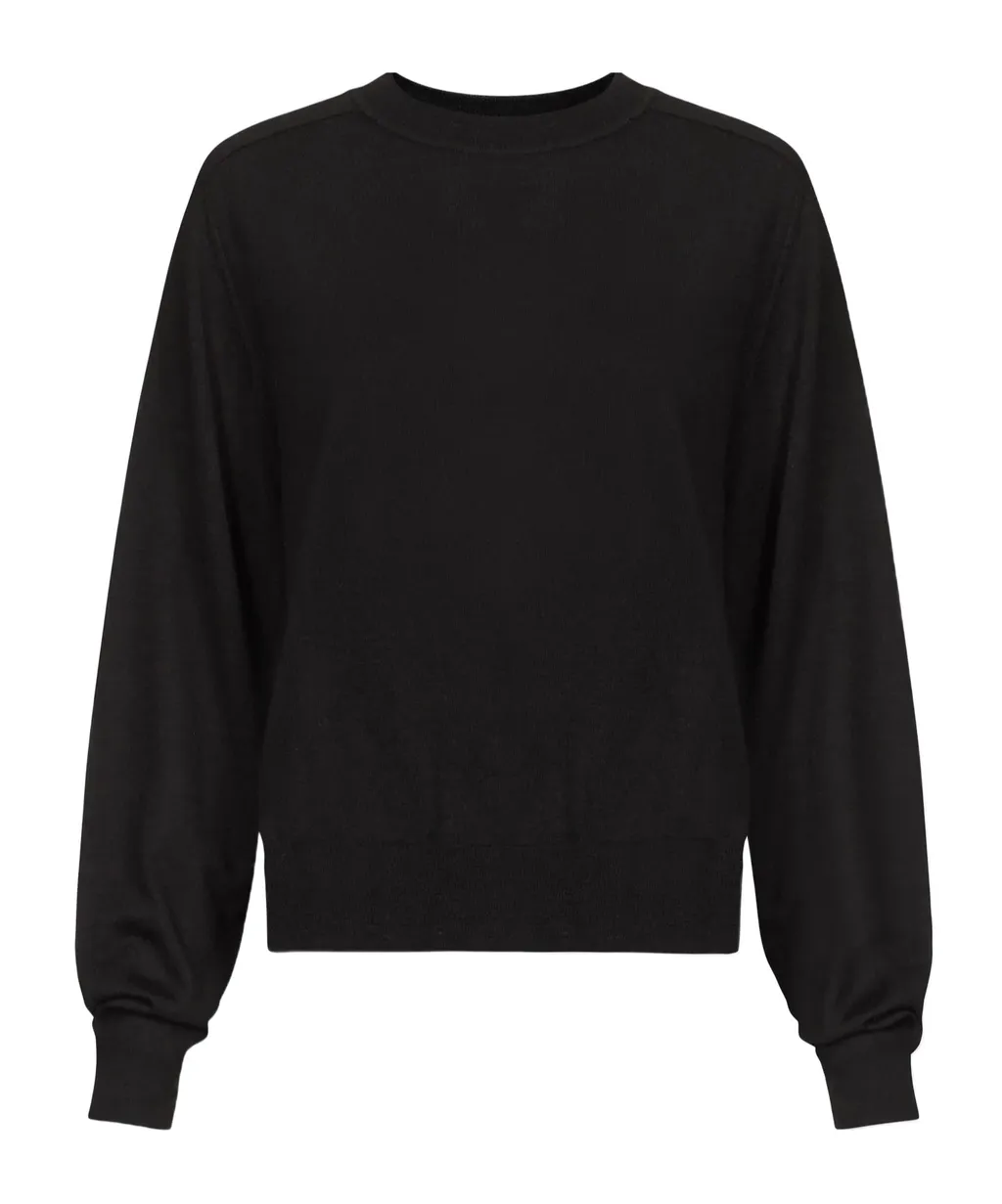 Angus Drop-Shoulder Ribbed Sweater