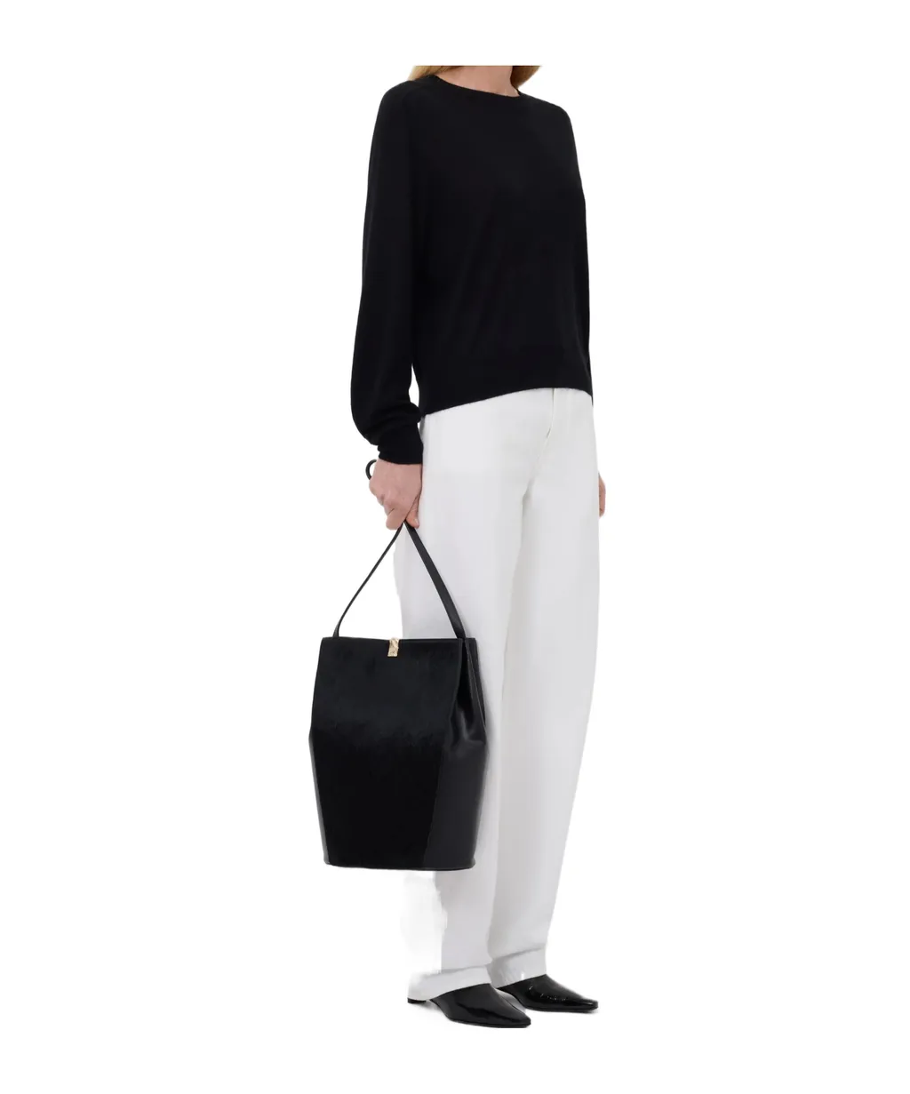 Angus Drop-Shoulder Ribbed Sweater