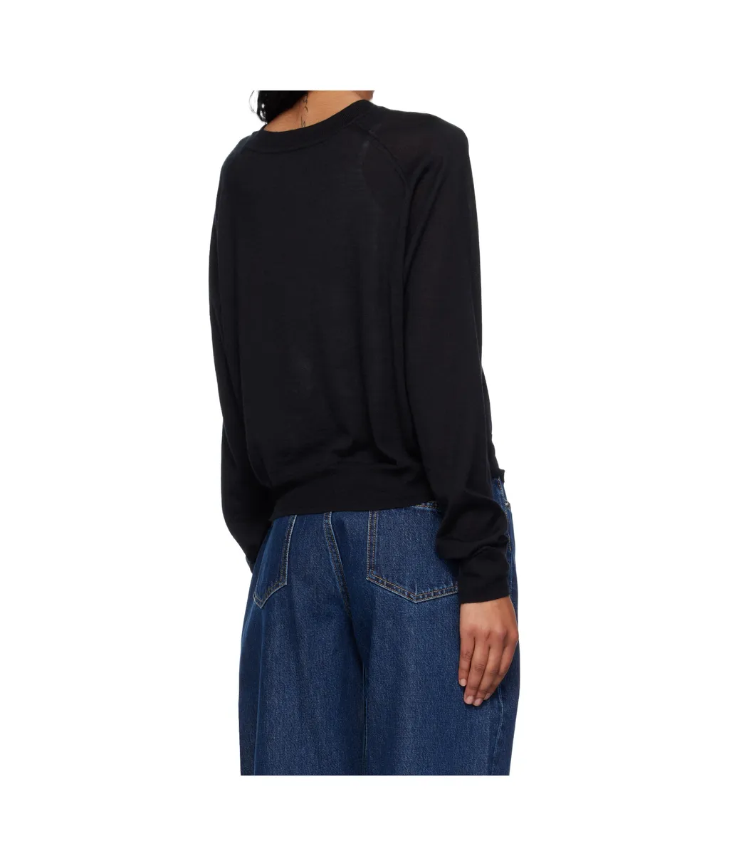 Angus Drop-Shoulder Ribbed Sweater