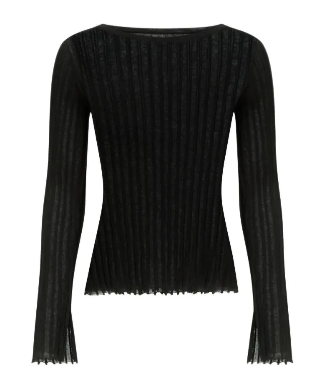 Mabille Ribbed Boat-Neck T-Shirt