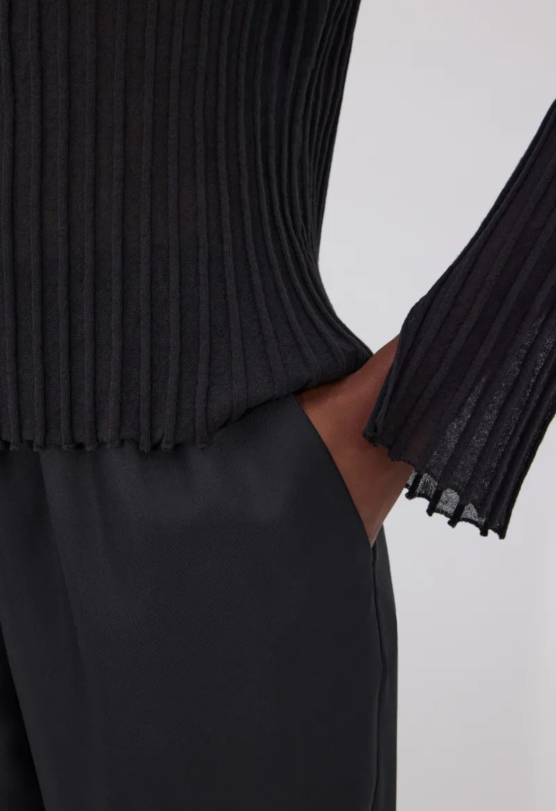 Mabille Ribbed Boat-Neck T-Shirt