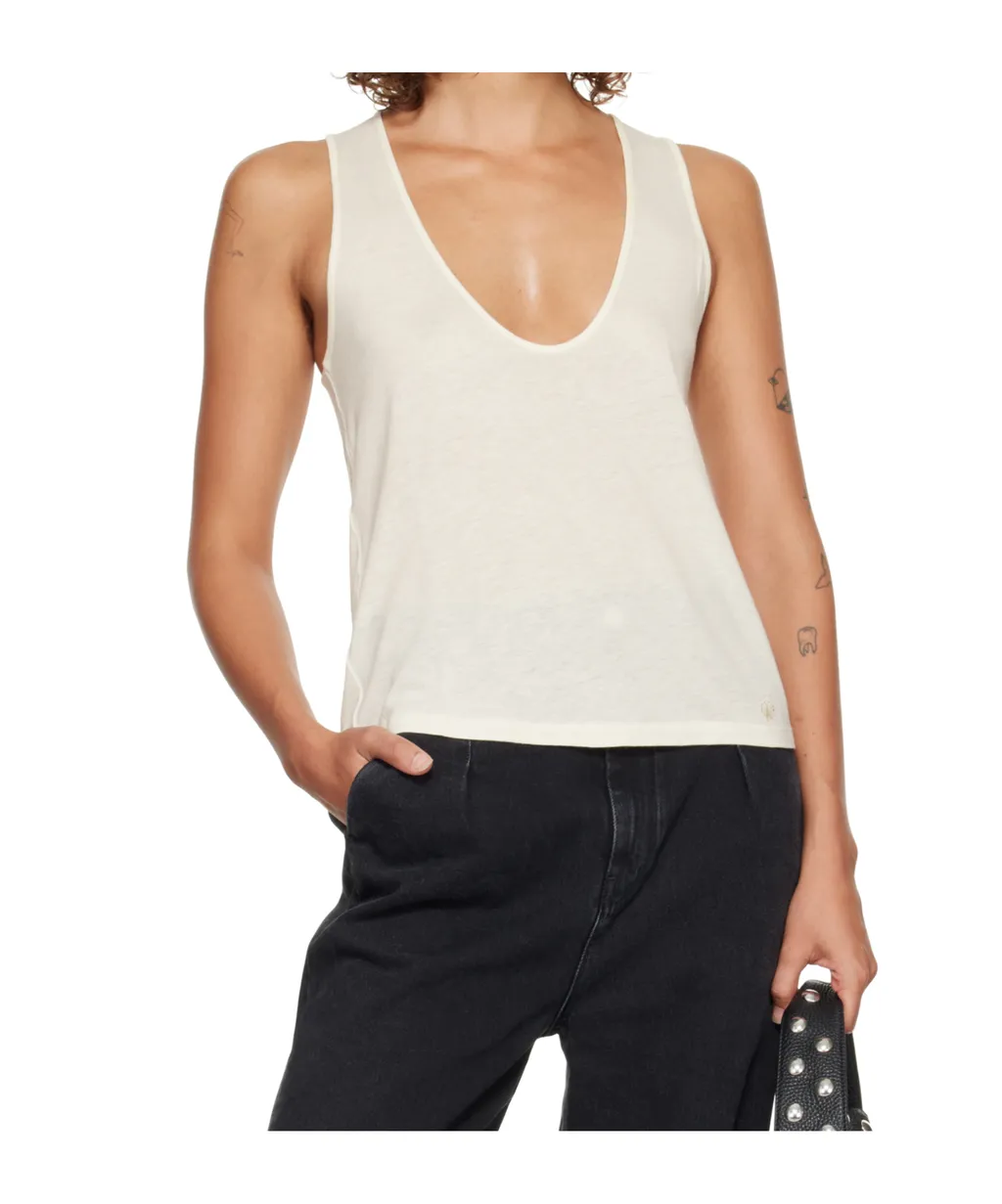 Scoop-Neckline Tank Top