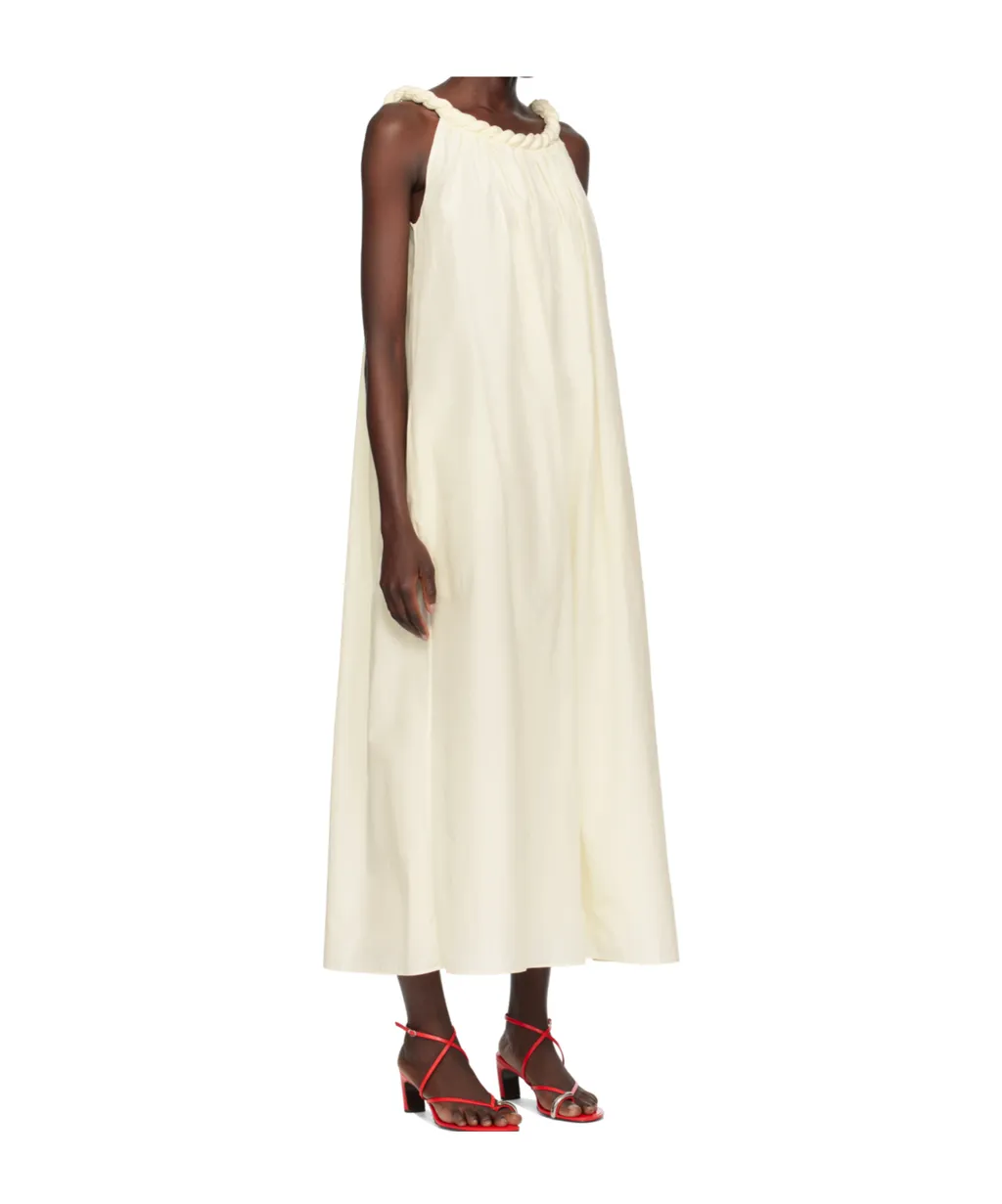 Kika Twisted-Detail Gathered Maxi Dress