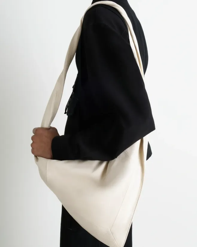 Lemaire Scarf Twisted-Strapped Triangular Shoulder Bag