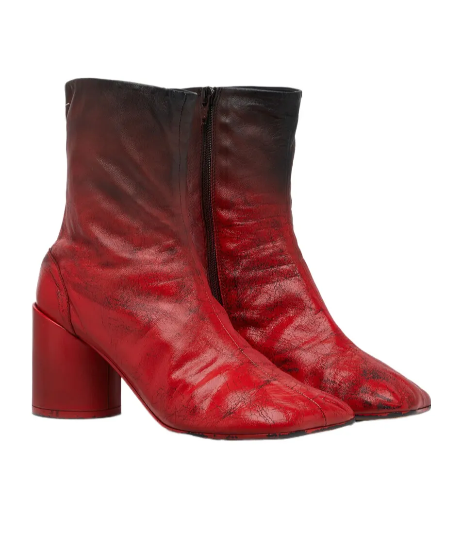 Mm6 Maison Margiela Zip-Up Ankle Boots