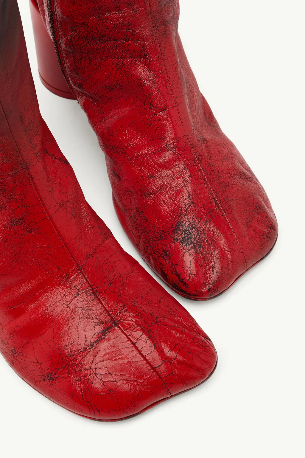 Mm6 Maison Margiela Zip-Up Ankle Boots