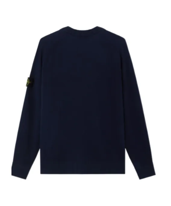 Cardigan With Reverse Stitch Details And Button Fastening