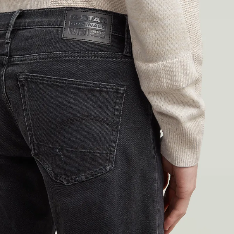 3301 Distressed Five-Pocket Jeans