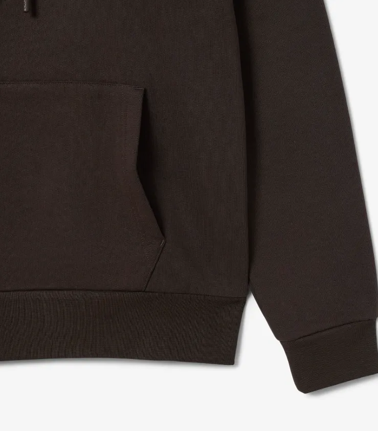 Lacoste Logo Embroidered Drawstring Hoodie