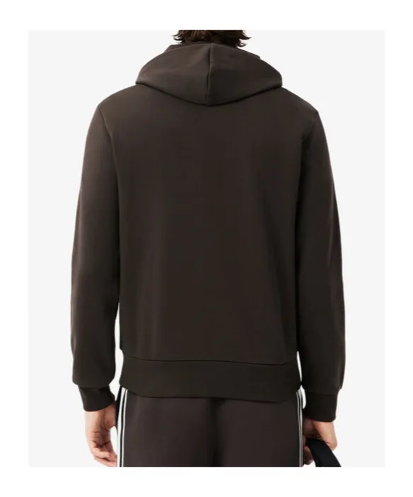 Lacoste Logo Embroidered Drawstring Hoodie