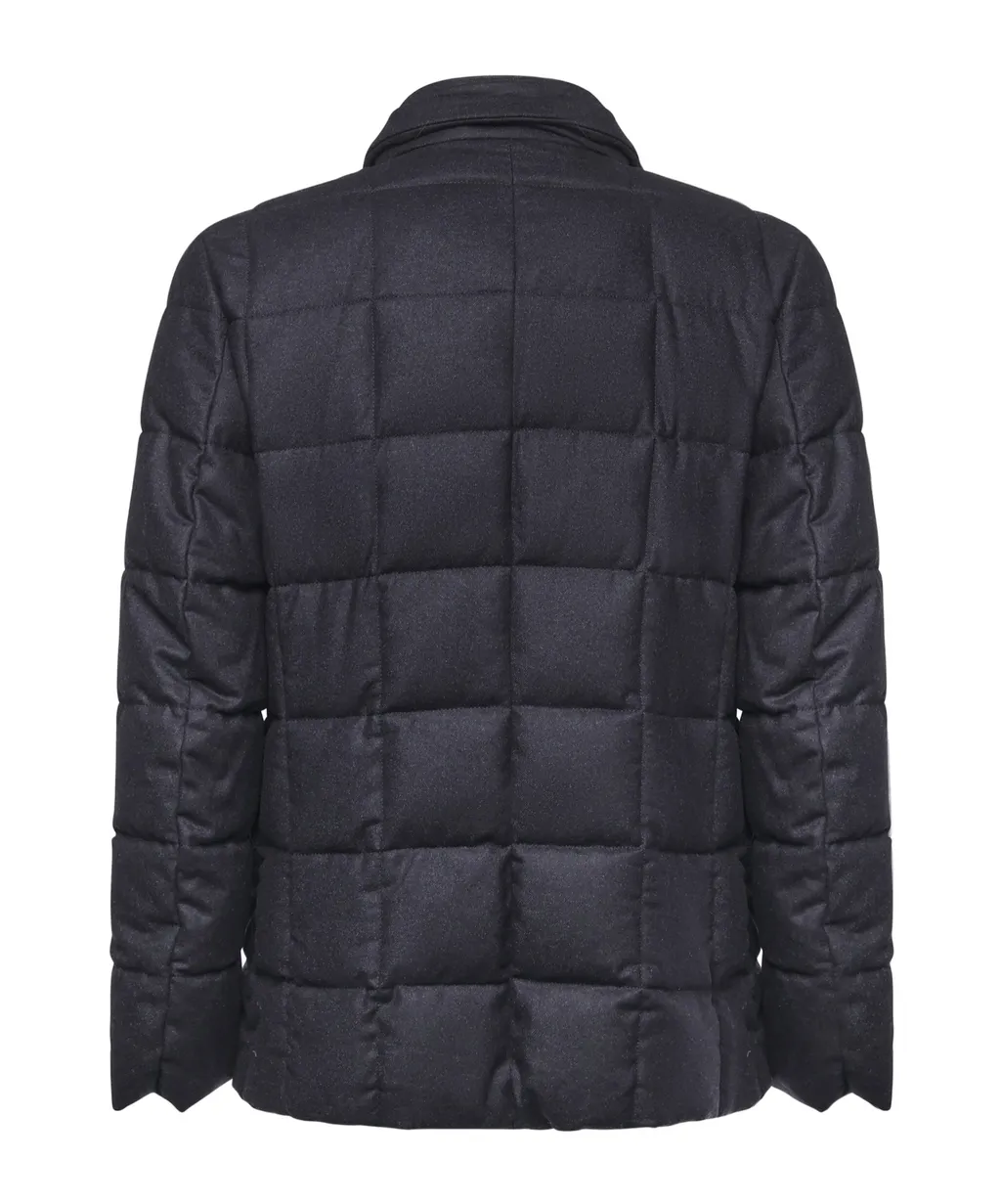 Fay Quilted Zip-Closure Coat