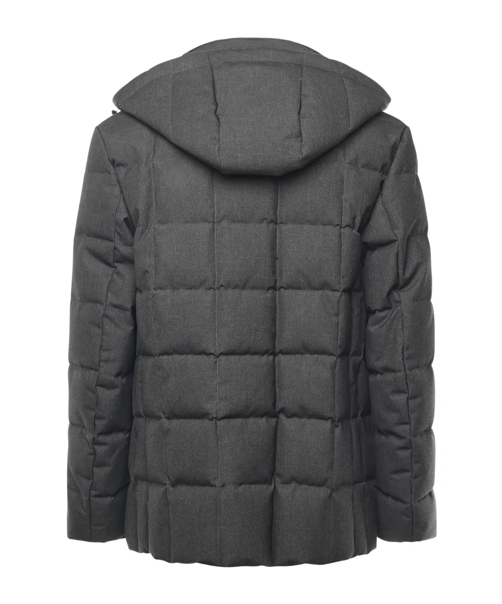 Fay Removable Hood Canvas Coat