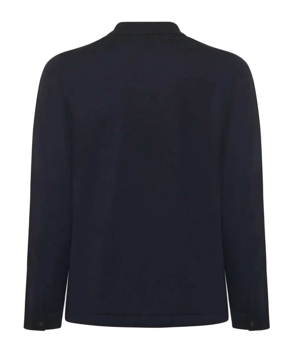 Zanone Virgin Wool Button-Up Shirt