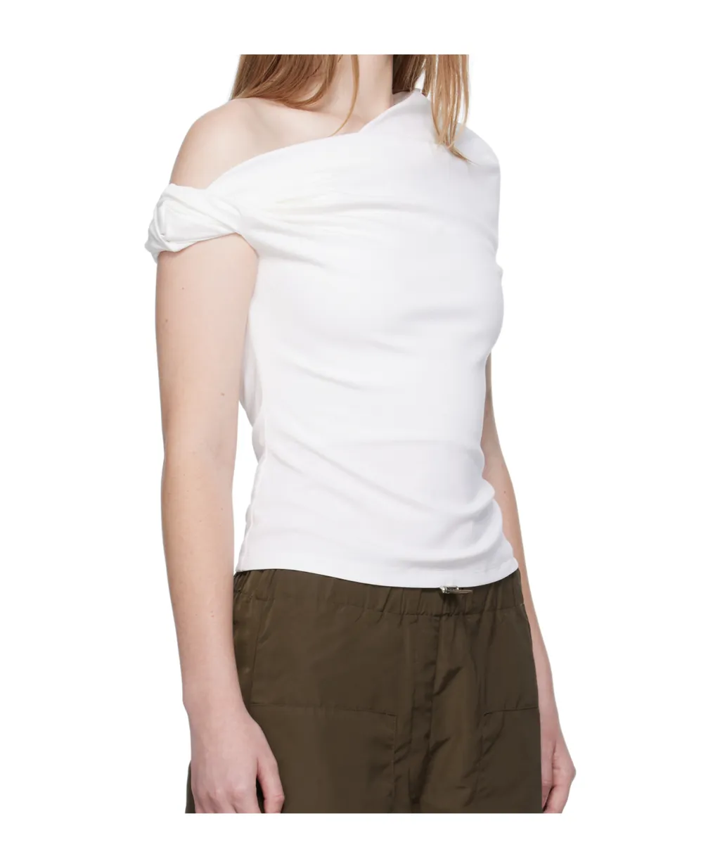 Ida One-Shoulder Draped Top