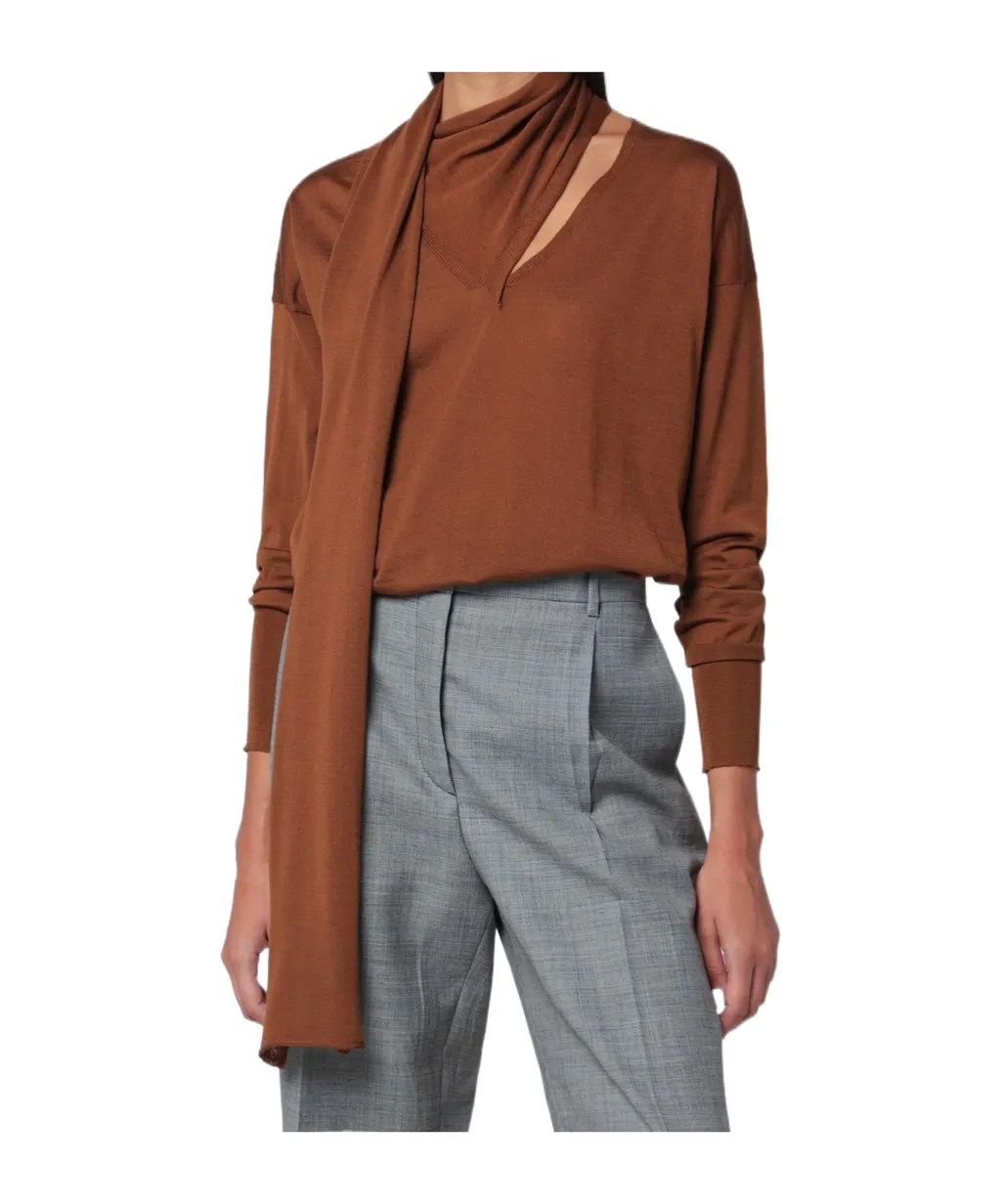 Roberto Collina Scarf Detail Knitwear
