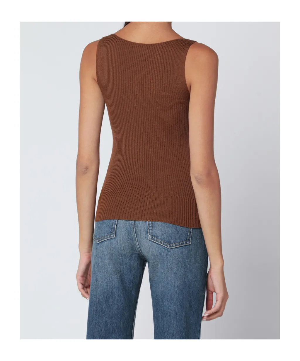 Roberto Collina Ribbed Knit Top
