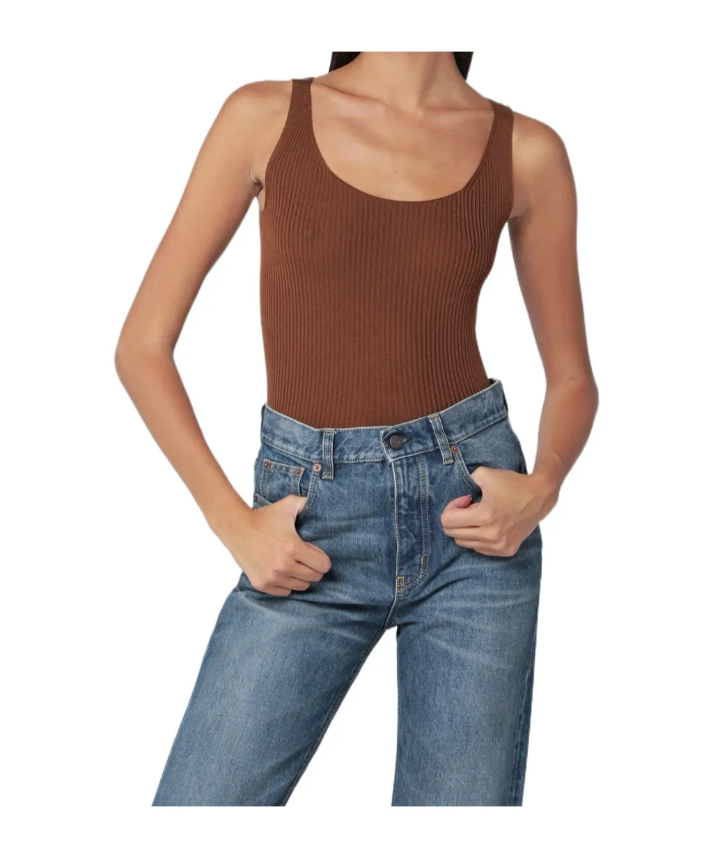 Roberto Collina Ribbed Knit Top