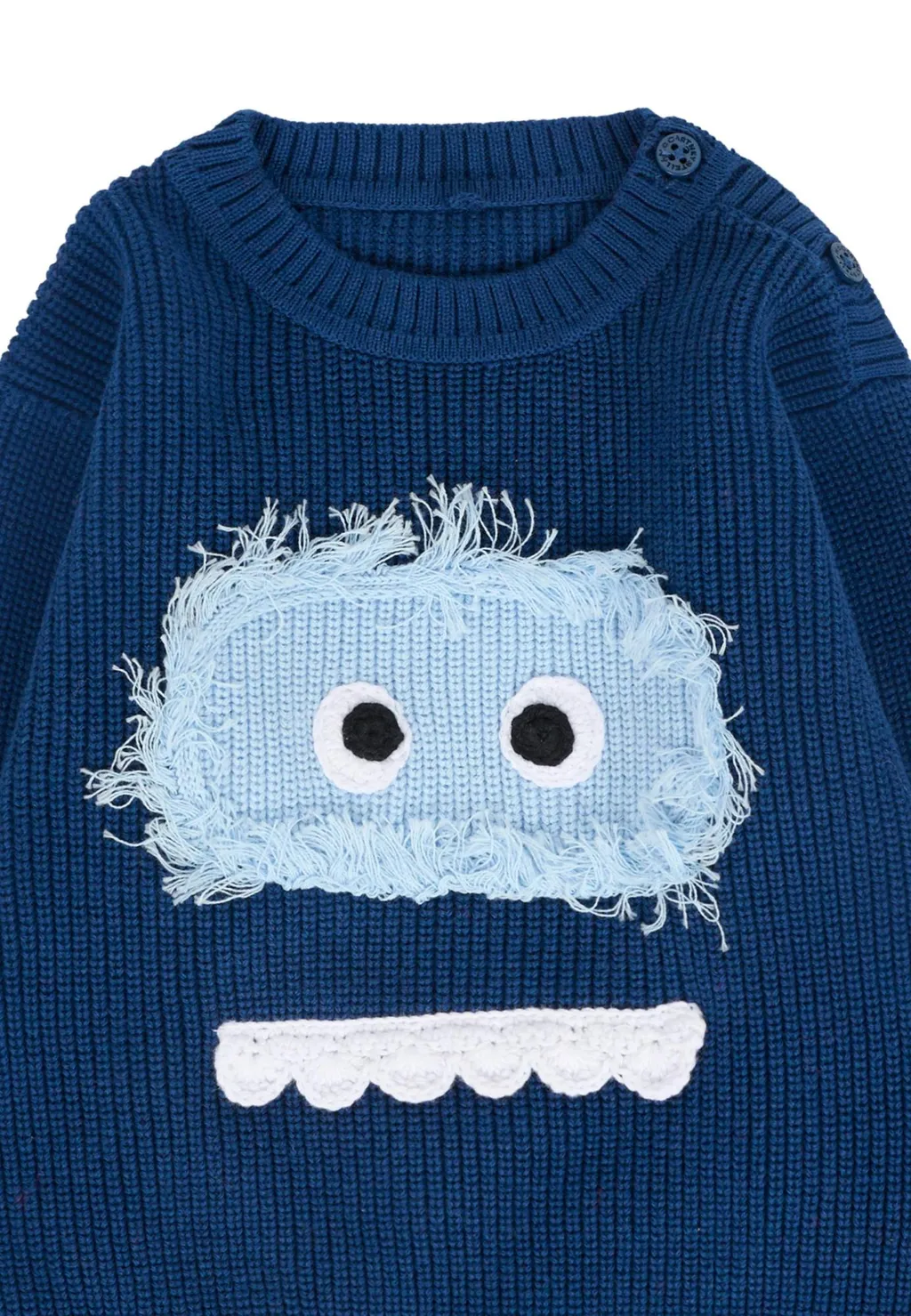 Stella Mccartney Kids Monster Face-Motif Crewneck Jumper