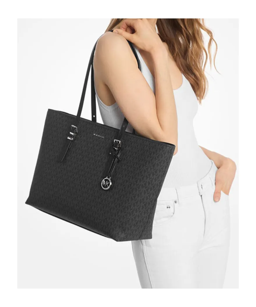 Michael Michael Kors Quinn Large Signature Logo Tote Bag