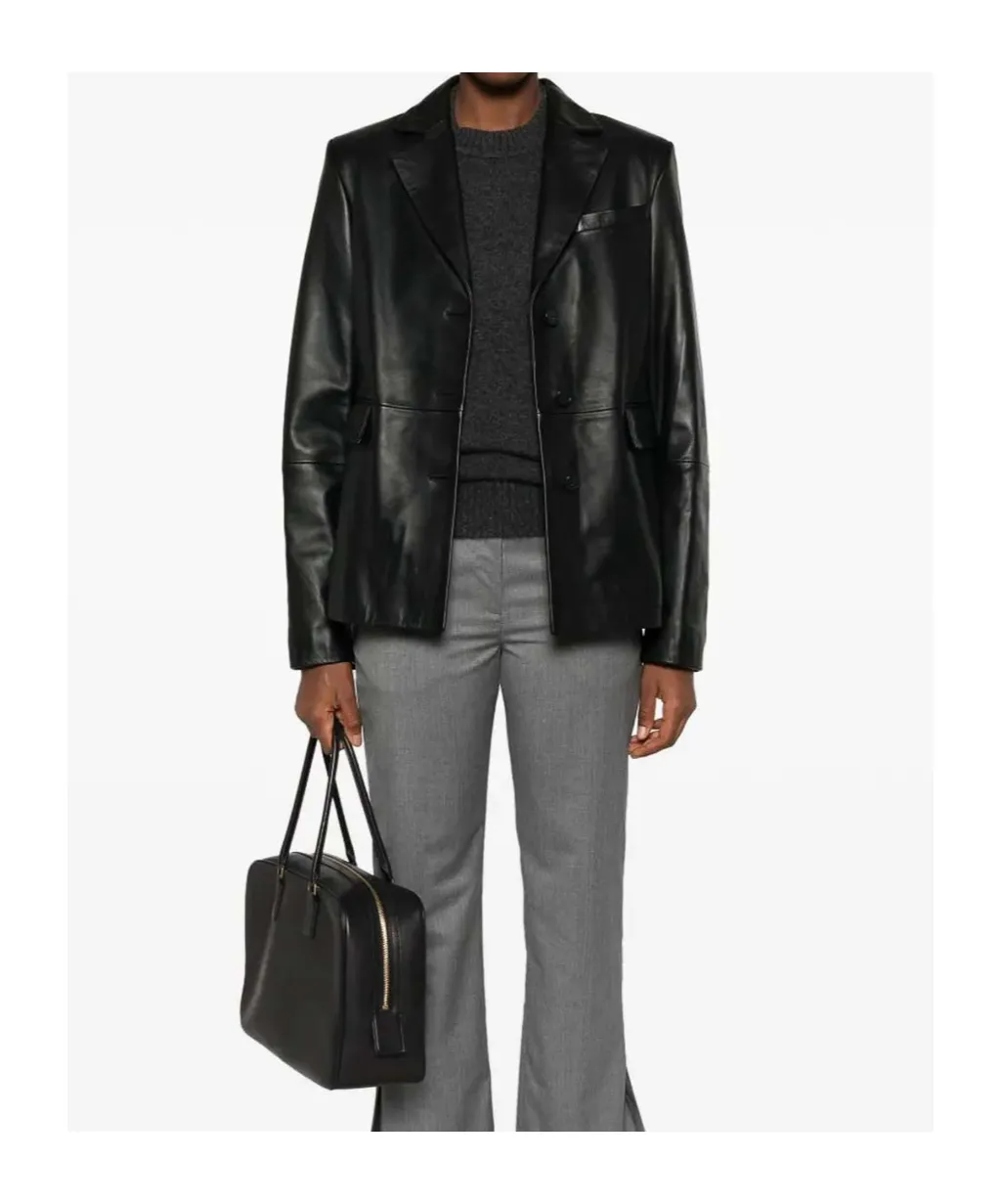 Lapel Long-Sleeved Suit Jacket