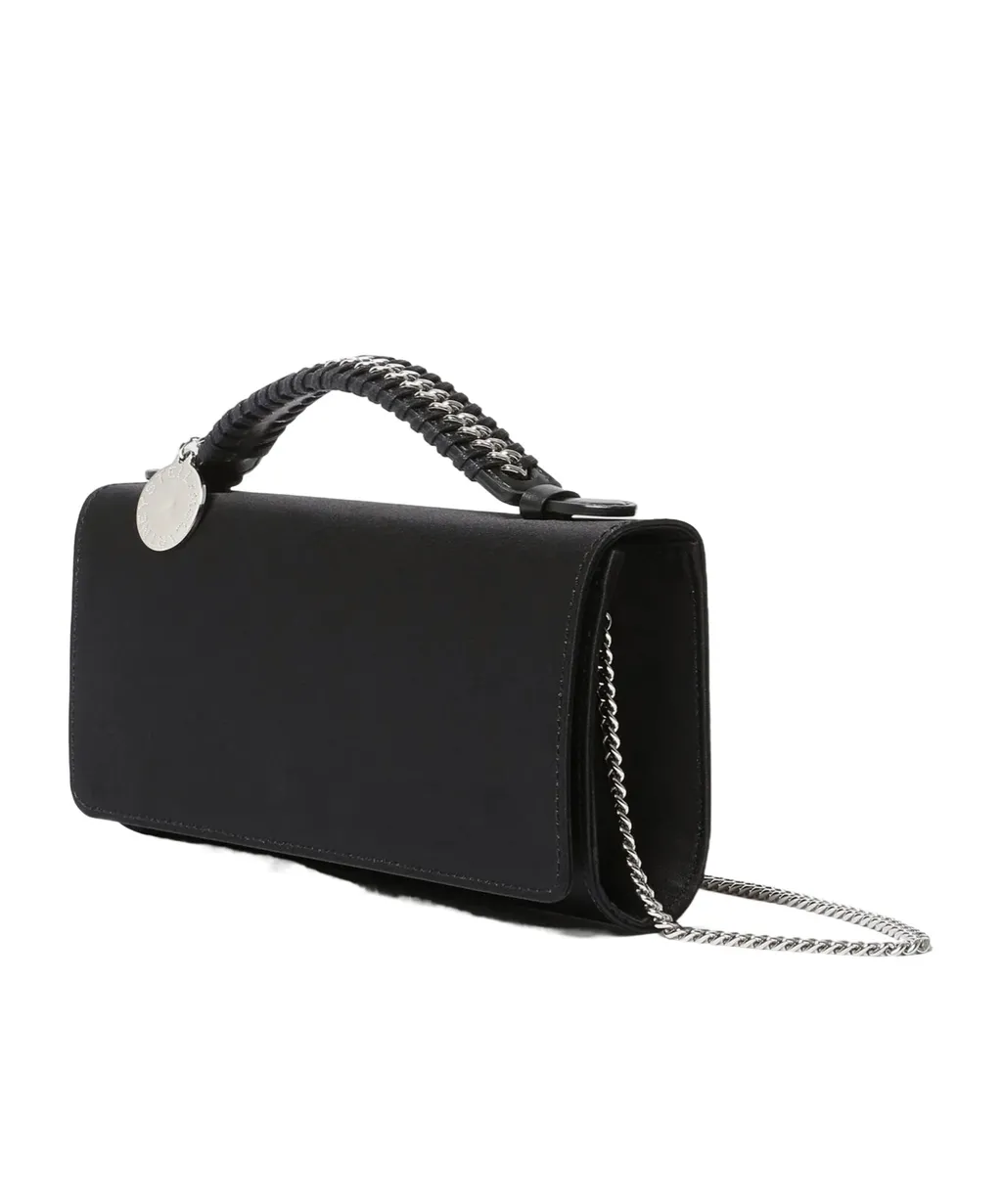 Falabella Braided-Handle Clutch Bag