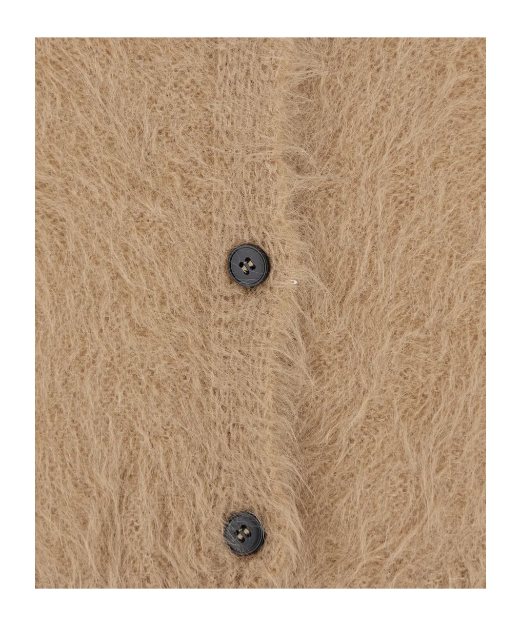 Antonelli Ribbed Crewneck Cardigan
